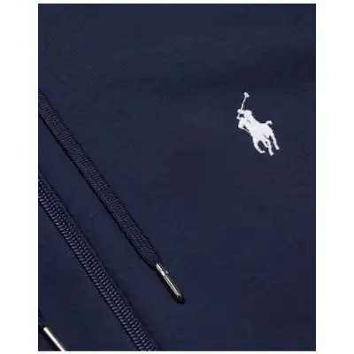 EM Sneakers Polo Ralph Lauren Double Knit Zip-Up Hoodie Aviator Navy/White 02