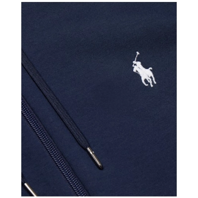 EM Sneakers Polo Ralph Lauren Double Knit Zip-Up Hoodie Aviator Navy/White 02