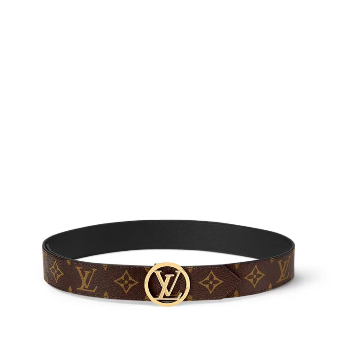 EM Sneakers Louis Vuitton LV Circle 35mm Reversible Belt Gold-color Hardware