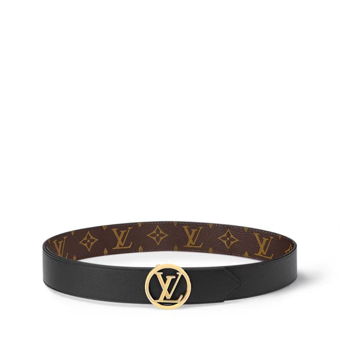 EM Sneakers Louis Vuitton LV Circle 35mm Reversible Belt Gold-color Hardware