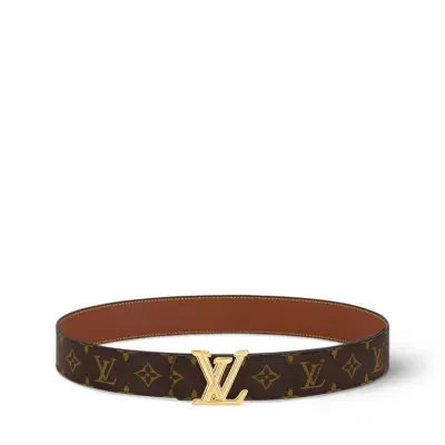EM Sneakers Louis Vuitton LV Gold-toned Dimension Buckle 40mm Reversible Belt Monogram 01