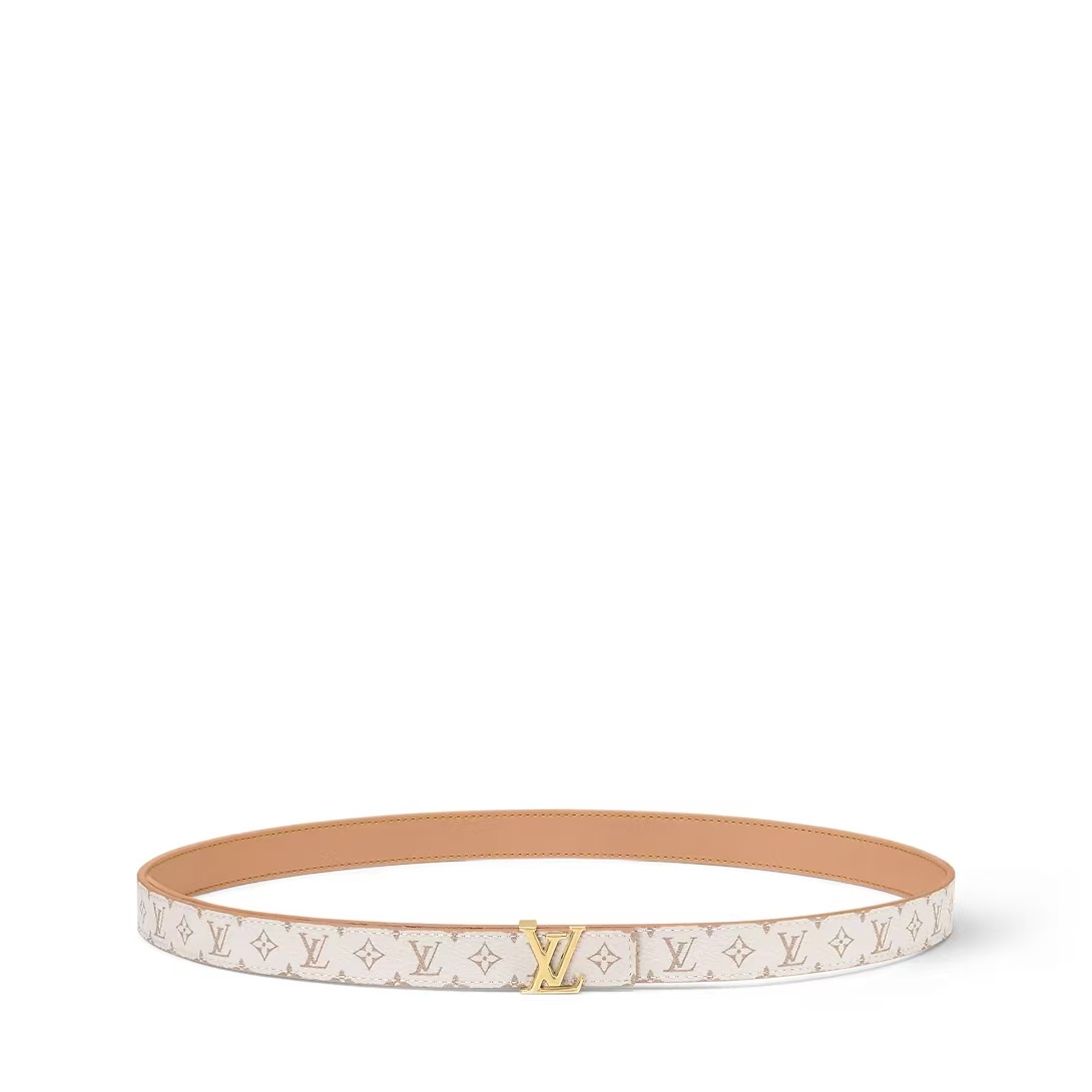 EM Sneakers Louis Vuitton LV Iconic 20mm Reversible Belt Monogram Canvas Recto Side Sandy