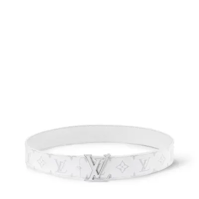EM Sneakers Louis Vuitton LV Initiales 40mm Reversible Belt Silver-color LV Initials Buckle Inlaid with Taïga Calf Leather 01