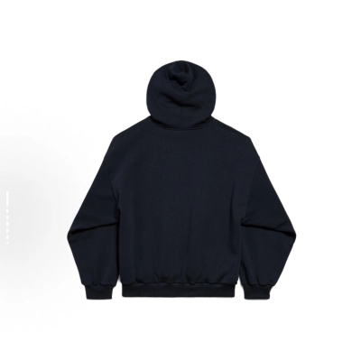 EM Sneakers Balenciaga × Automobili Lamborghini Hoodie Medium Fit in Faded Black Dry Fleece 02