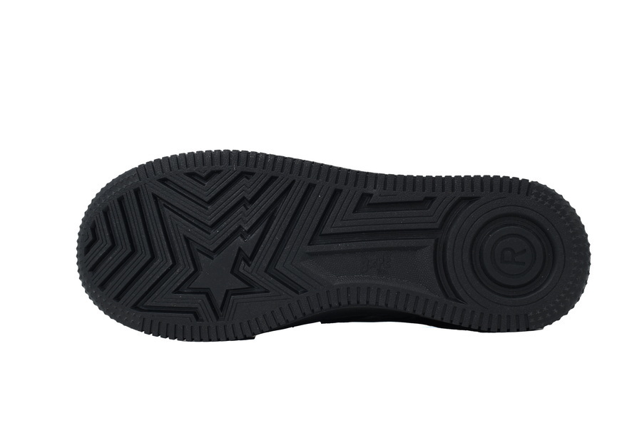 EM Sneakers A Bathing Ape Bape Sta Black Shark Collaboration