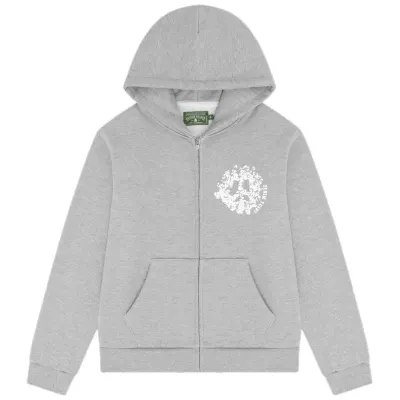 EM Sneakers Denim Tears University Zip Hoodie Grey 01