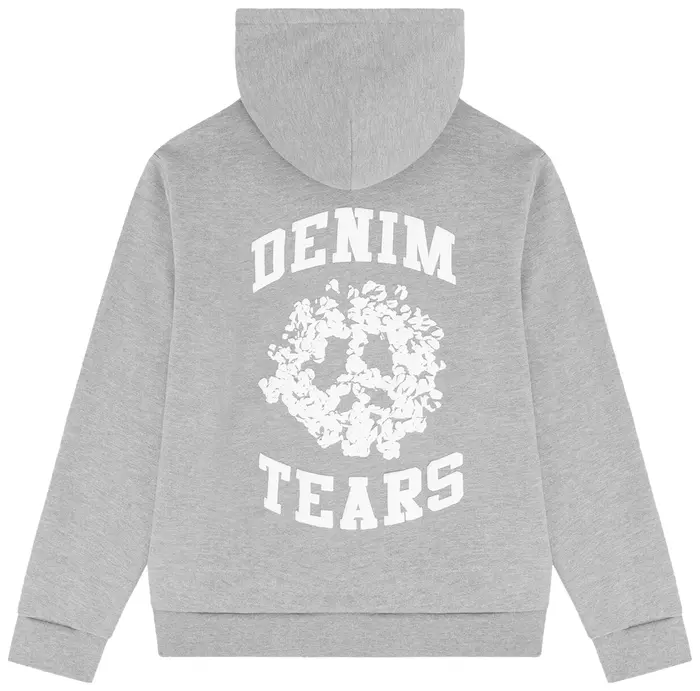 EM Sneakers Denim Tears University Zip Hoodie Grey