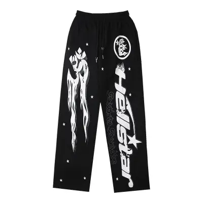 EM Sneakers Hellstar Sweatpants 9032 Black 01