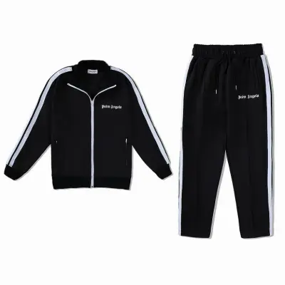 EM Sneakers Palm Angels Classic Track Jacket & Sweatpant Set Black/White 01