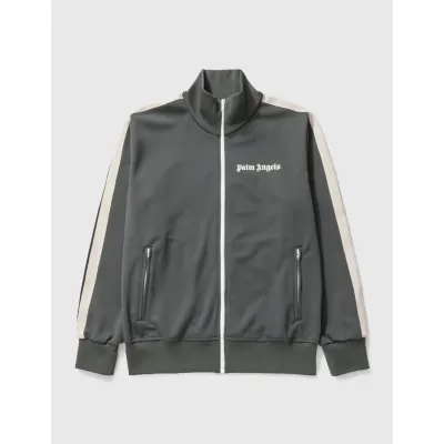 EM Sneakers Palm Angels Classic Track Jacket & Sweatpant Set Dark Gray/White 02