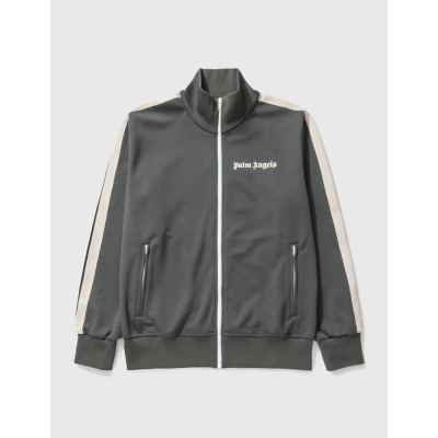 EM Sneakers Palm Angels Classic Track Jacket & Sweatpant Set Dark Gray/White 02