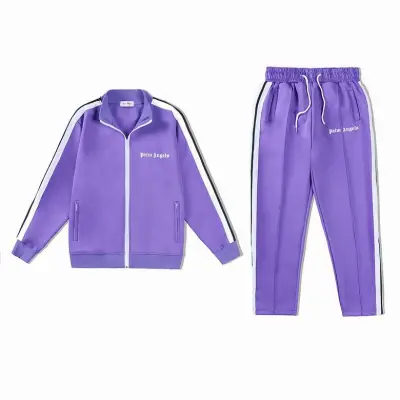 EM Sneakers Palm Angels Classic Track Jacket & Sweatpant Set Purple/Black 01