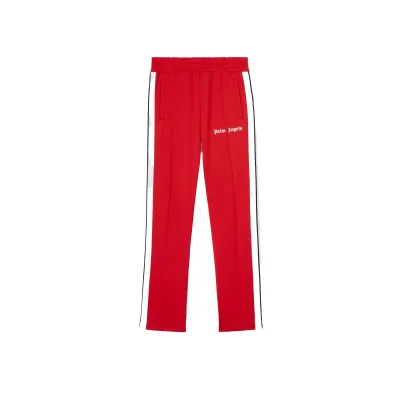 EM Sneakers Palm Angels College Track Sweatpants Red/White 01