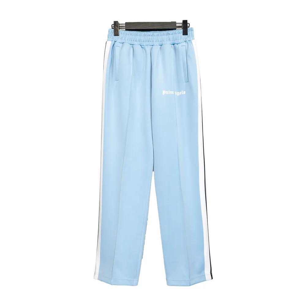 EM Sneakers Palm Angels College Track Sweatpants Light Blue/White