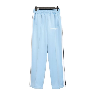 EM Sneakers Palm Angels College Track Sweatpants Light Blue/White 01
