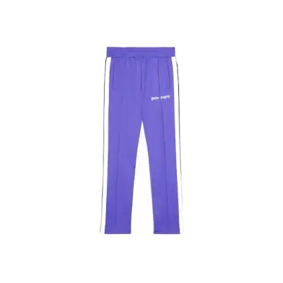 EM Sneakers Palm Angels College Track Sweatpants Purple/White 01