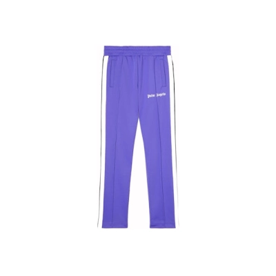 EM Sneakers Palm Angels College Track Sweatpants Purple/White 01