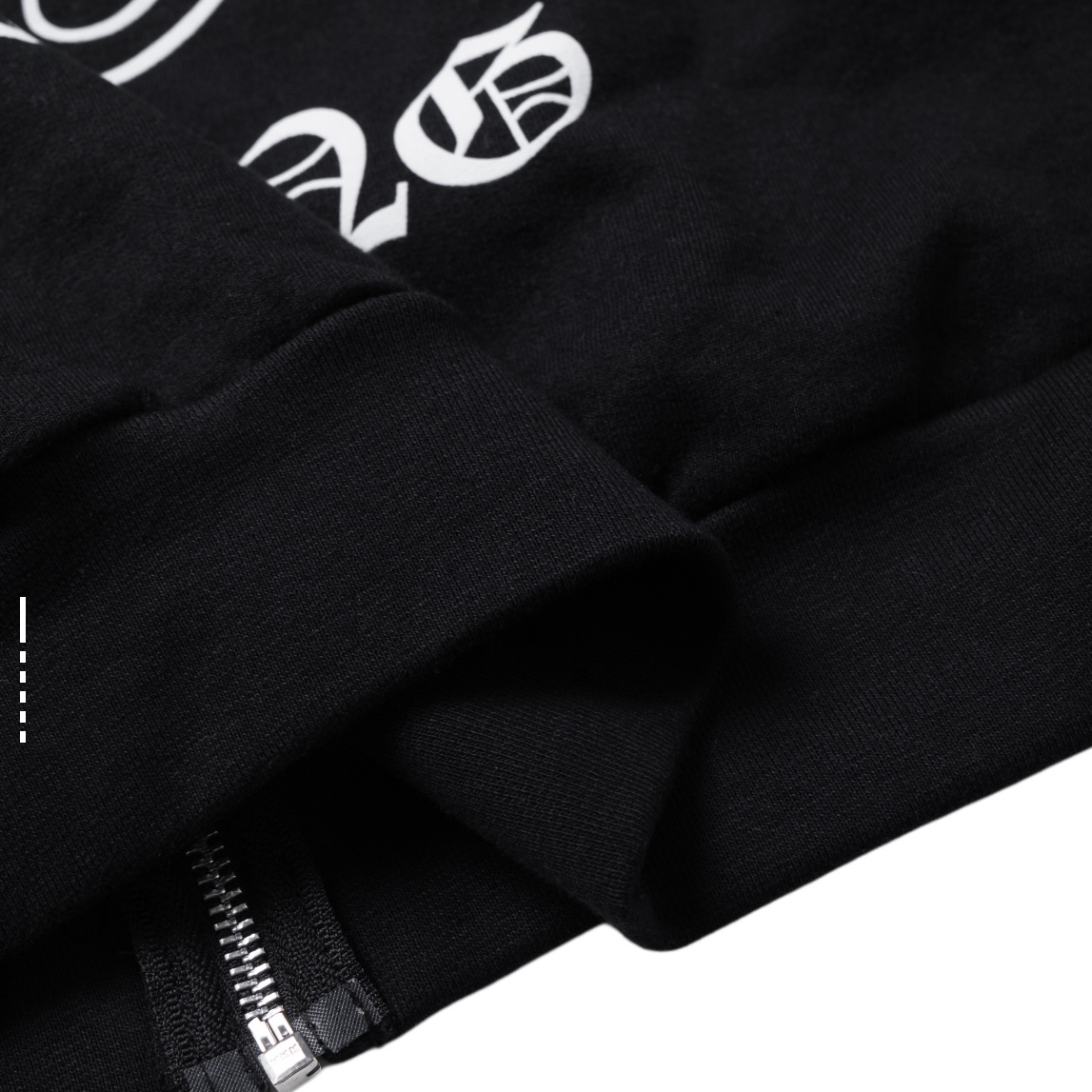 EM Sneakers Chrome Hearts CH Black White Miami Horseshoe Zip Up Hoodie