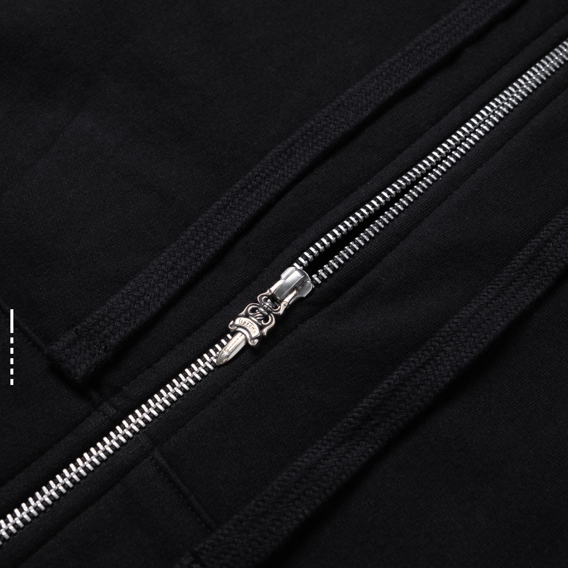 EM Sneakers Chrome Hearts CH Black White Miami Horseshoe Zip Up Hoodie