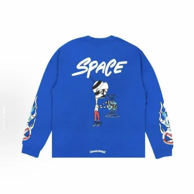 EM Sneakers Chrome Hearts CH x Matty Boy Space Blue Long Sleeve 02