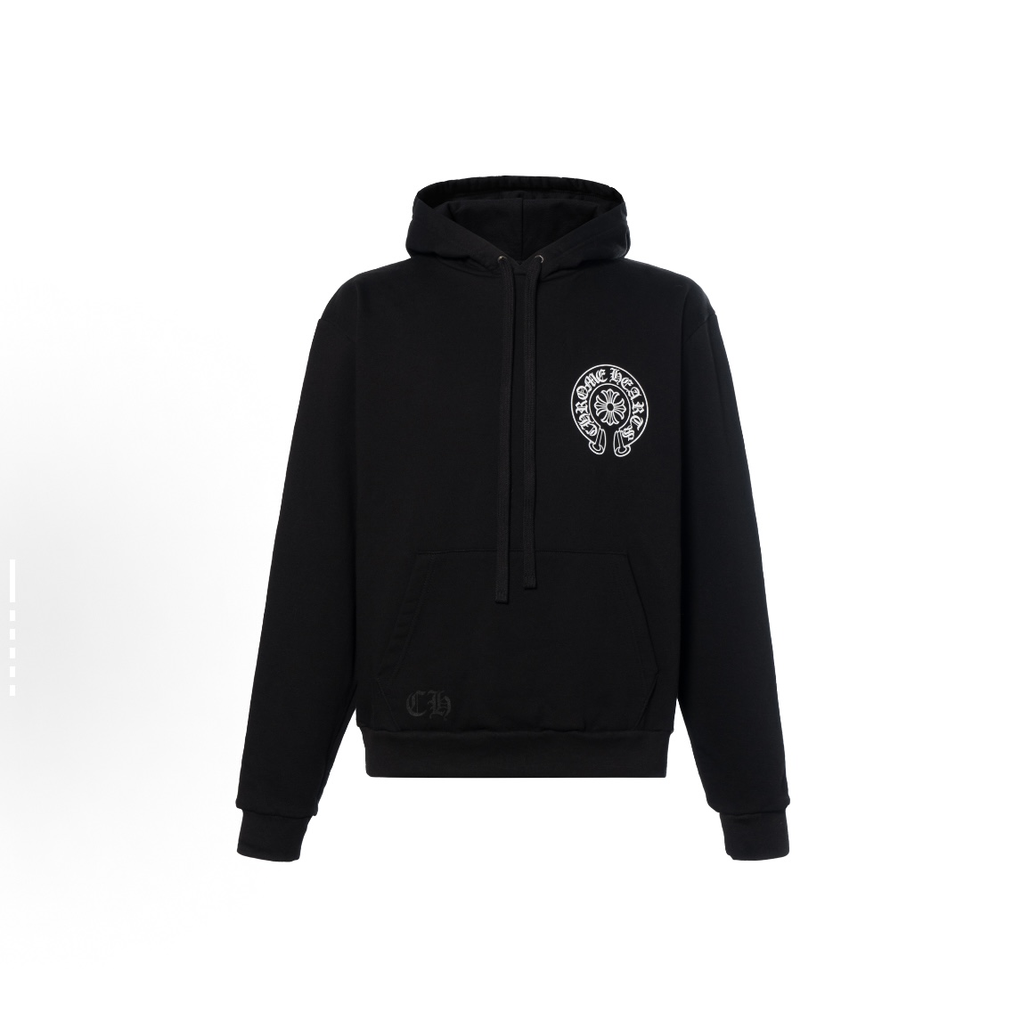 EM Sneakers Chrome Hearts Hong Kong Exclusive Scroll Label Hoodie Black