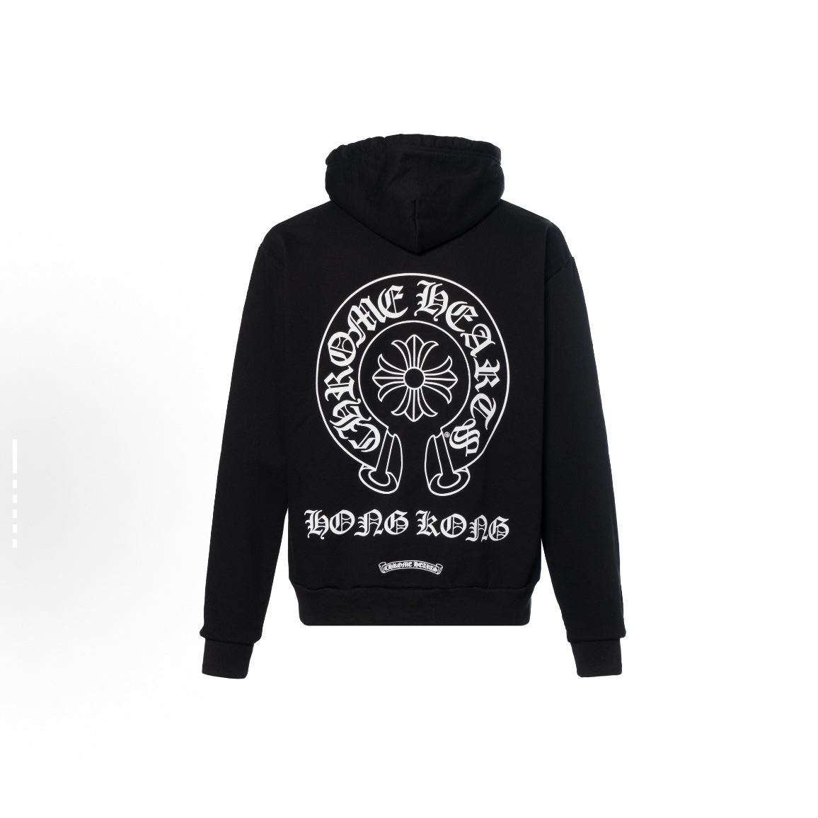 EM Sneakers Chrome Hearts Hong Kong Exclusive Scroll Label Hoodie Black