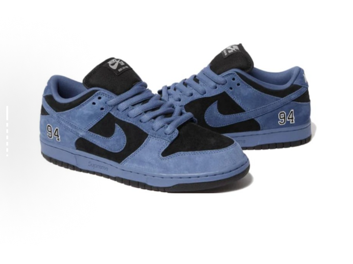 EM Sneakers Nike SB Dunk Low Supreme 94 Ocean Fog