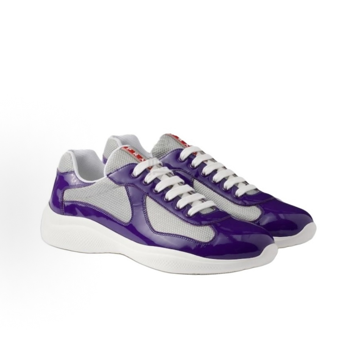 EM Sneakers Prada Americas Cup Violet Silver