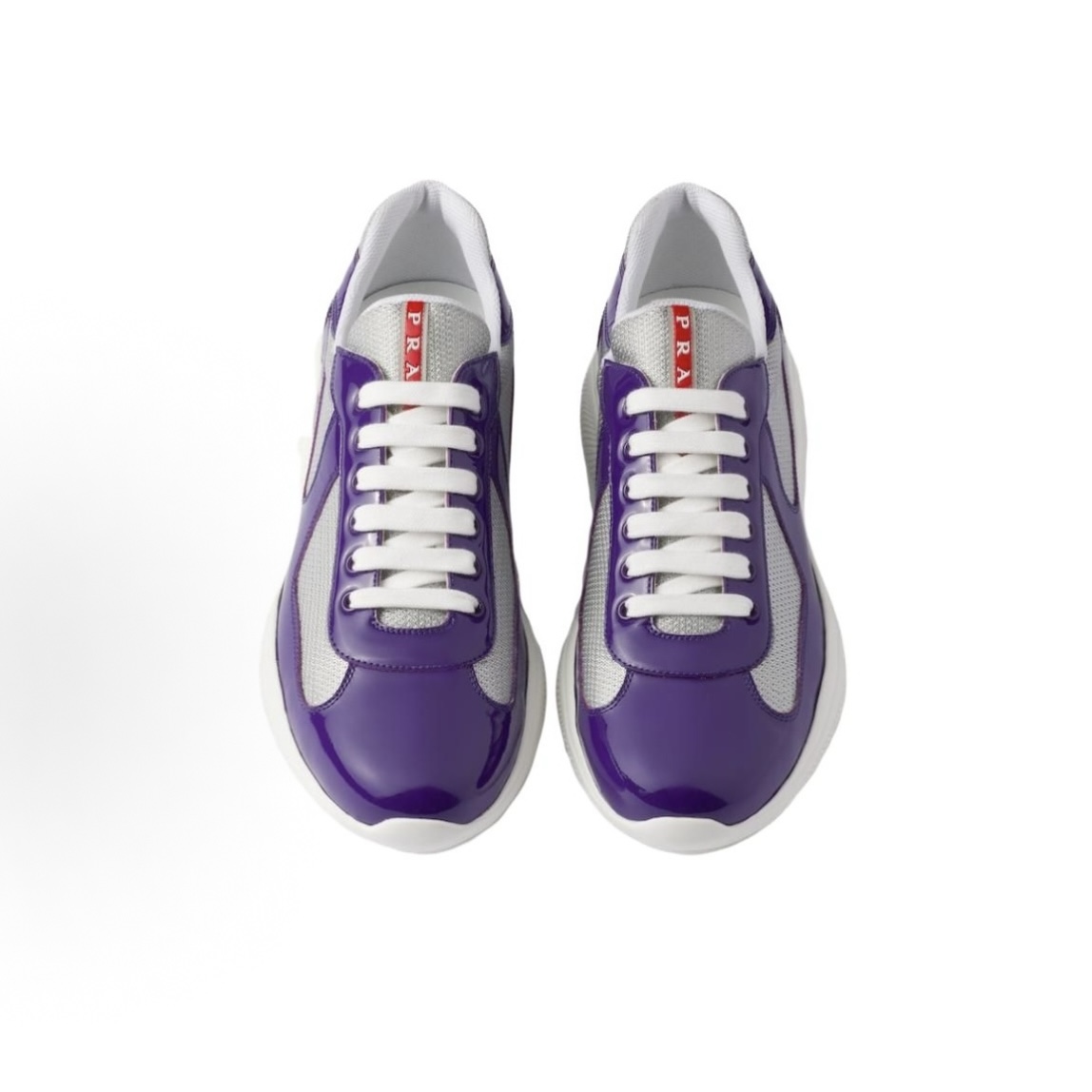 EM Sneakers Prada Americas Cup Violet Silver