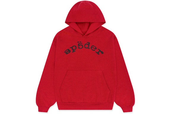 EM Sneakers Sp5der VVS Hoodie Red