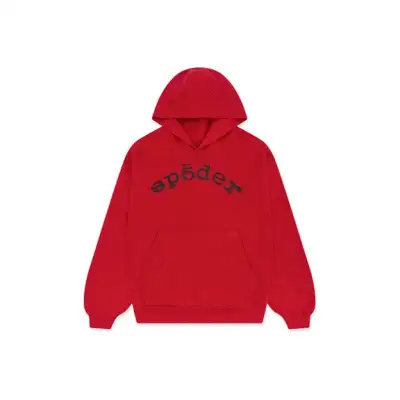 EM Sneakers Sp5der VVS Hoodie Red 01