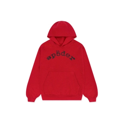 EM Sneakers Sp5der VVS Hoodie Red 01