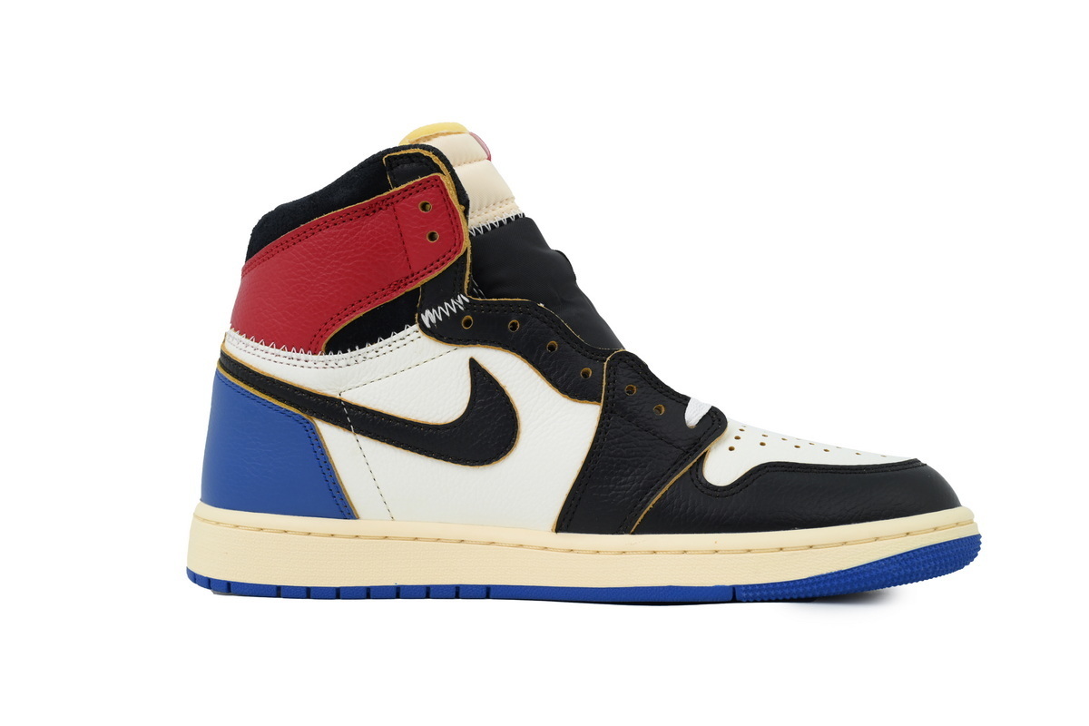 EM Sneakers Air Jordan 1 Retro × Union LA Black White Blue