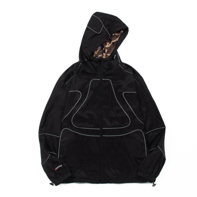 EM Sneakers Corteiz Reflective Windproof Men's Hooded Jacket Black 01