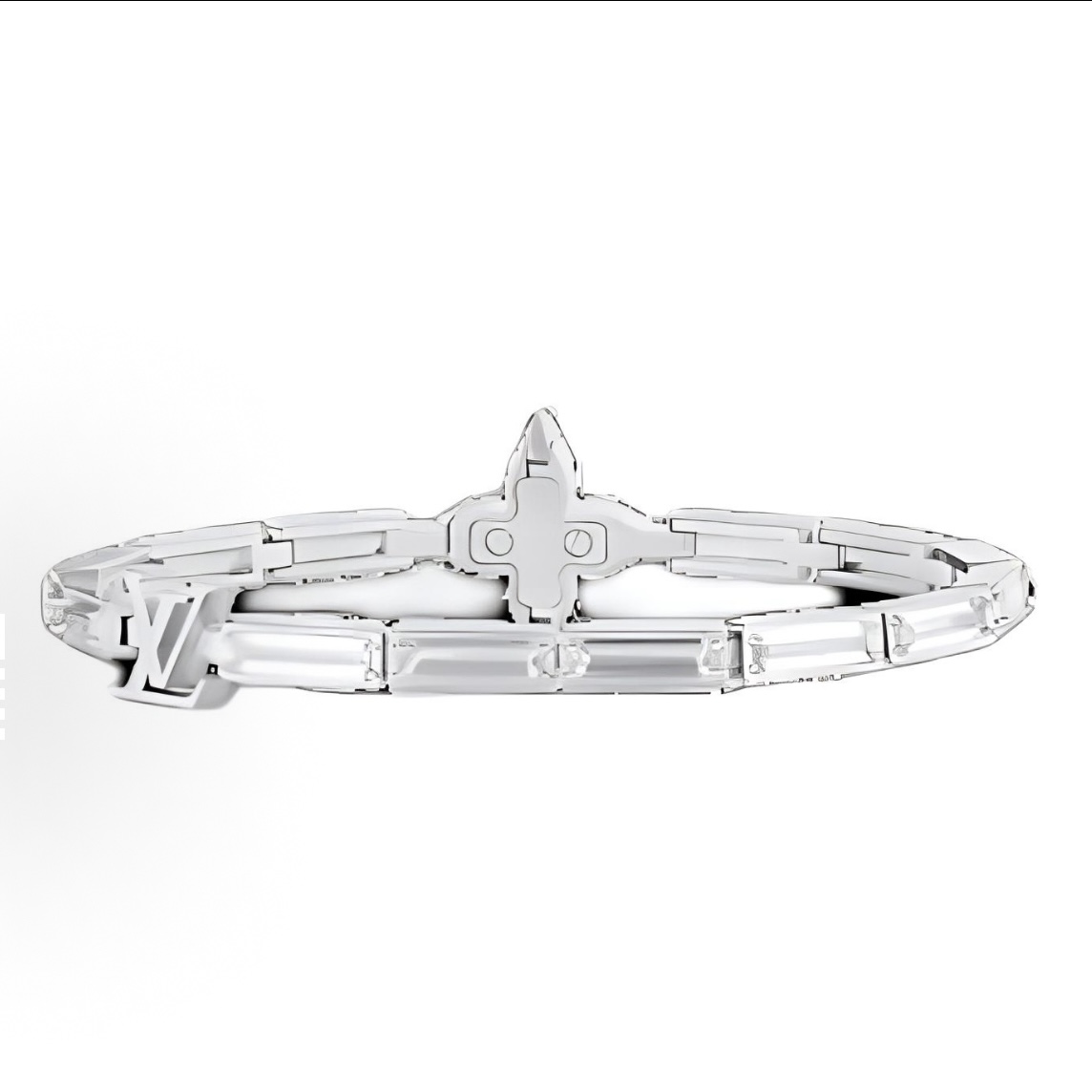 EM Sneakers Louis Vuitton Lv Reflect Bracelet Zircon Silver