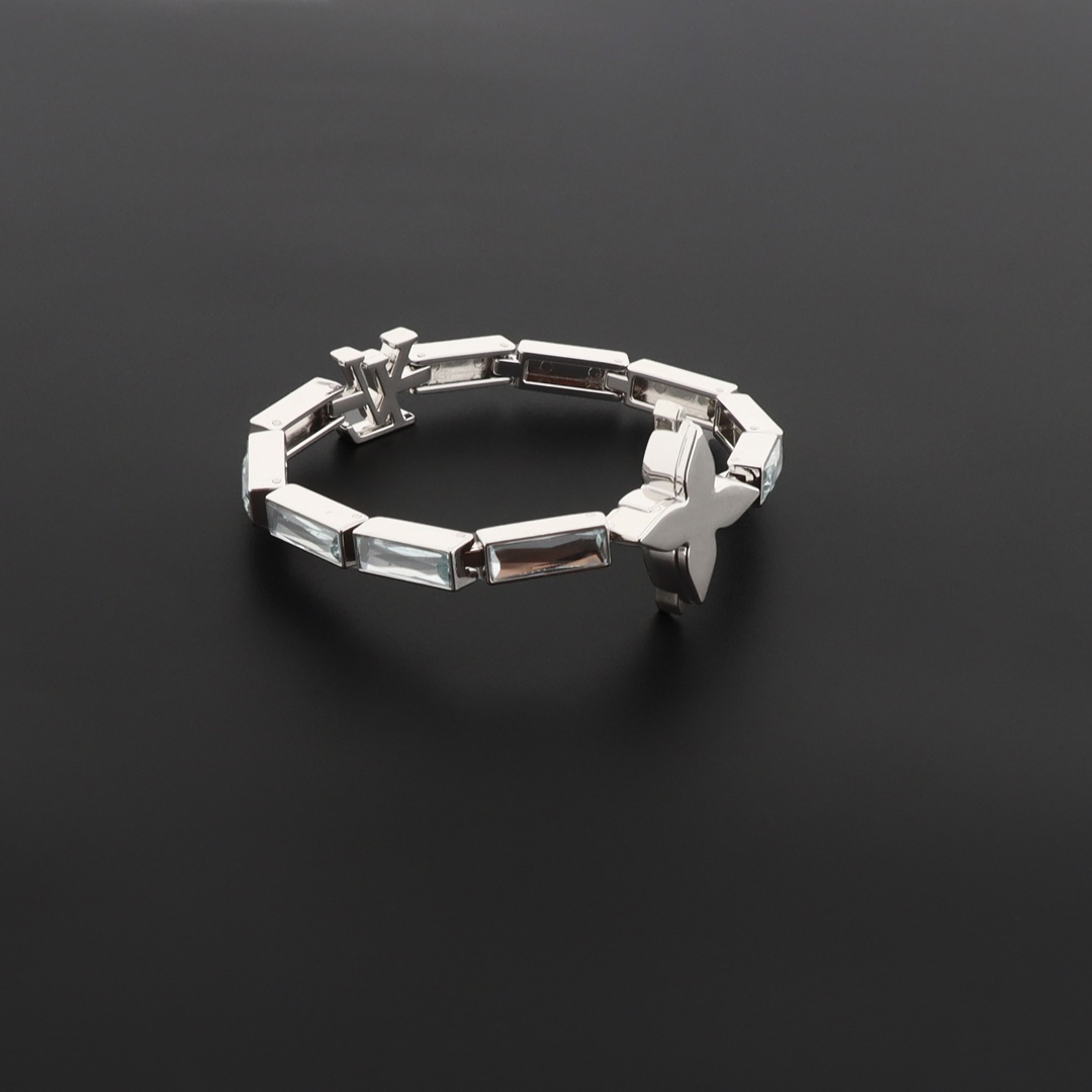 EM Sneakers Louis Vuitton Lv Reflect Bracelet Zircon Silver