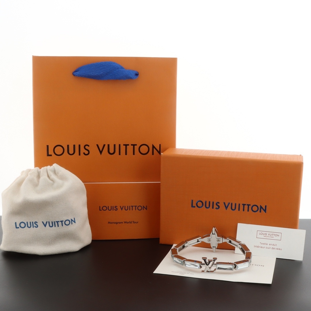 EM Sneakers Louis Vuitton Lv Reflect Bracelet Zircon Silver