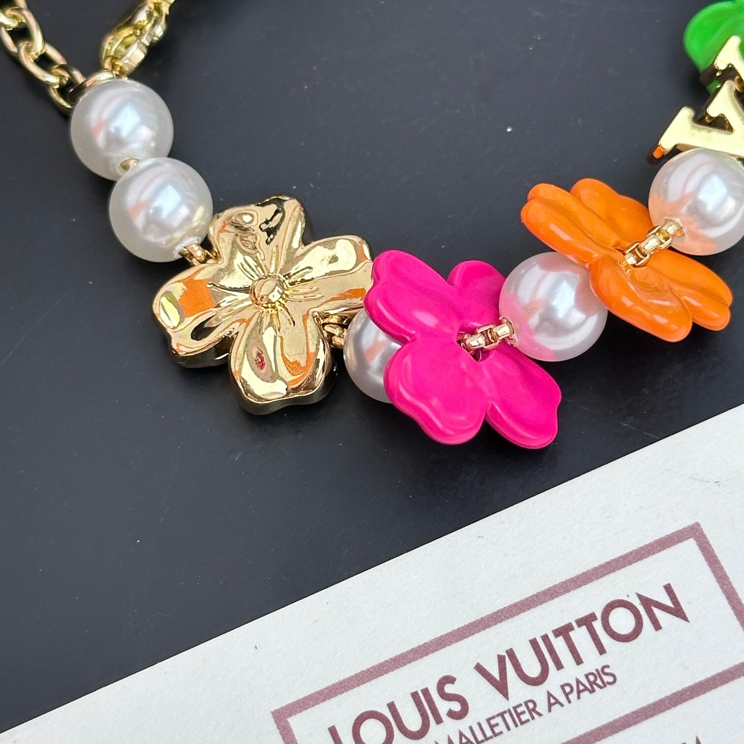EM Sneakers Louis Vuitton LV Surfin' Flower Bracelet Multicolor