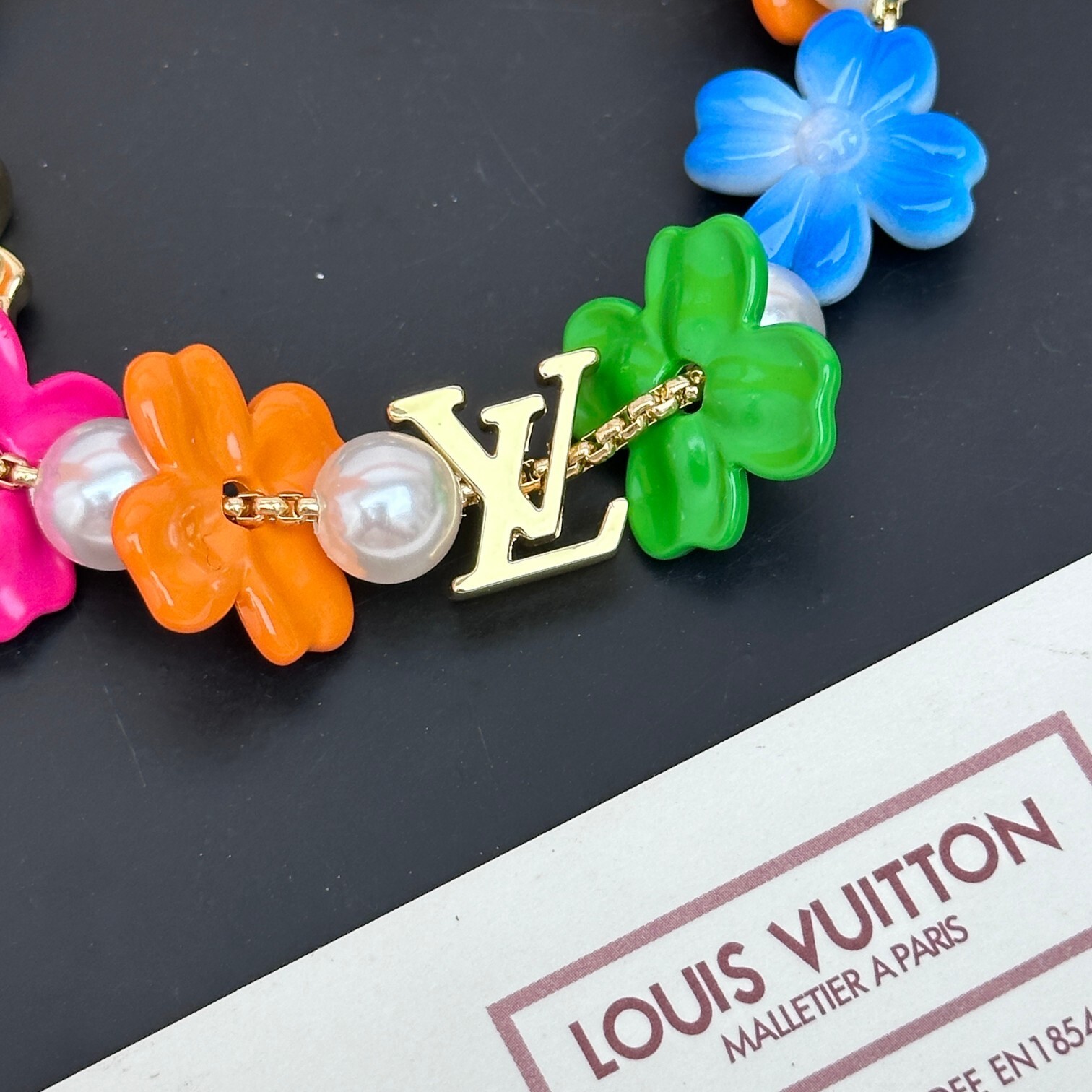 EM Sneakers Louis Vuitton LV Surfin' Flower Bracelet Multicolor