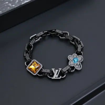 EM Sneakers Louis Vuitton by Tyler, the Creator Paradise Stone Bracelet Black-color 01