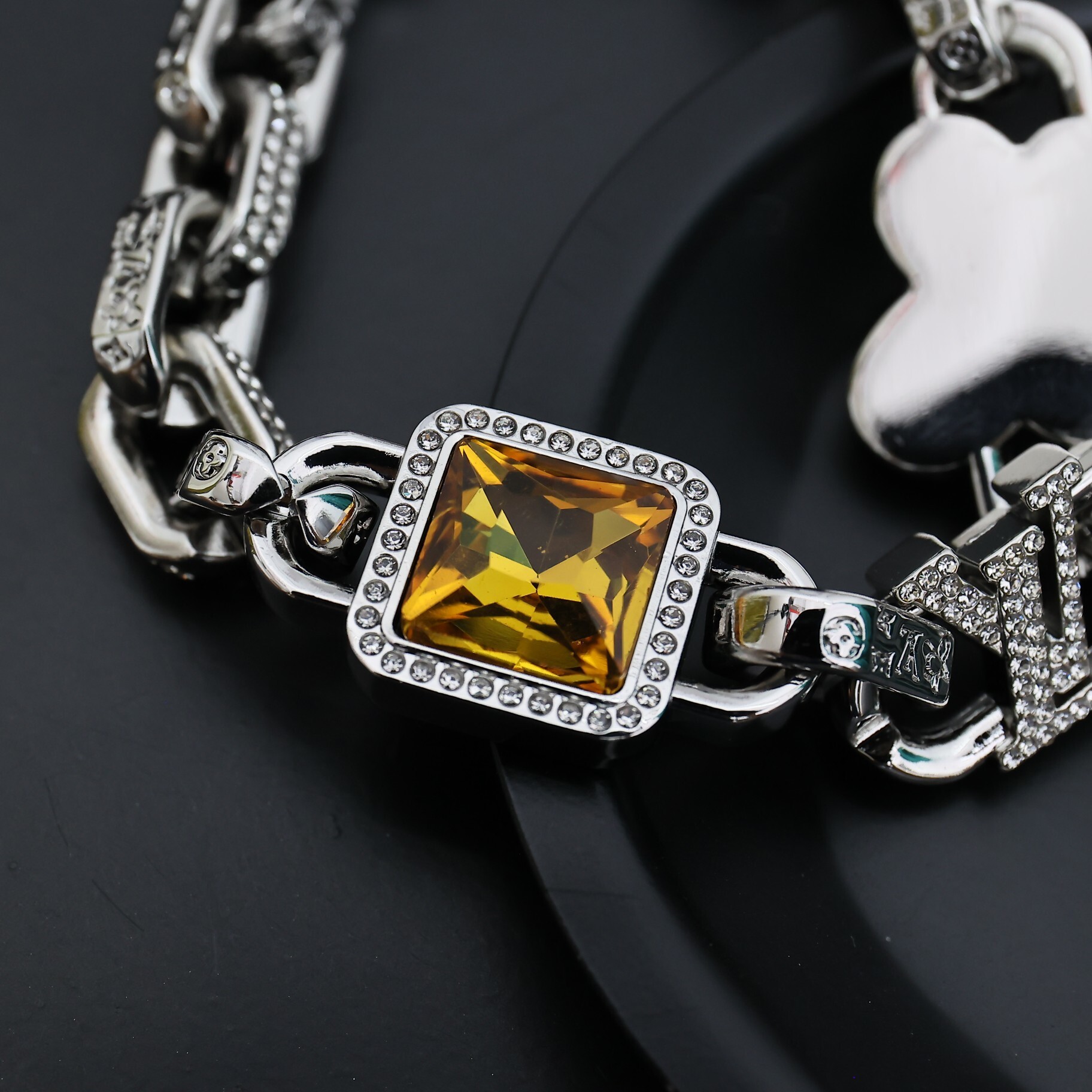 EM Sneakers Louis Vuitton by Tyler, the Creator Paradise Stone Bracelet Silver-color