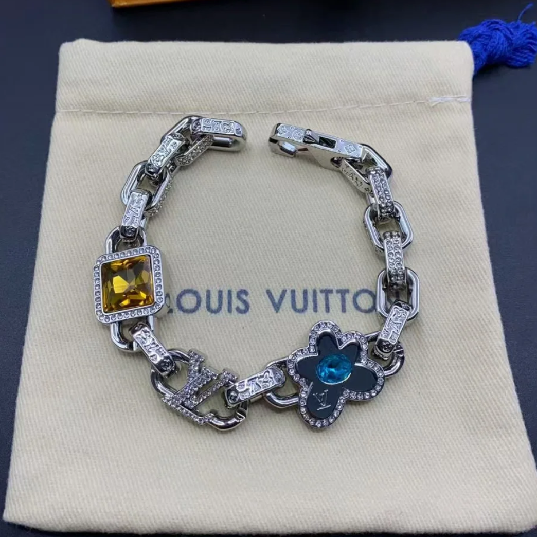 EM Sneakers Louis Vuitton by Tyler, the Creator Paradise Stone Bracelet Silver-color
