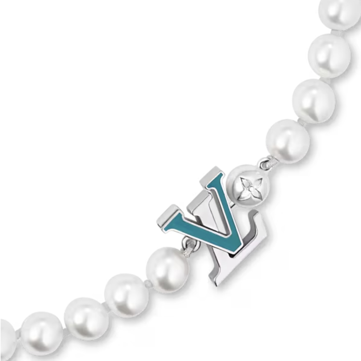 EM Sneakers Louis Vuitton Turquoise Rodeo Necklace