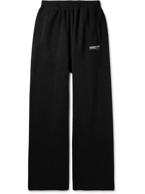 EM Sneakers Balenciaga Political Campaign Baggy Sweatpants in Black