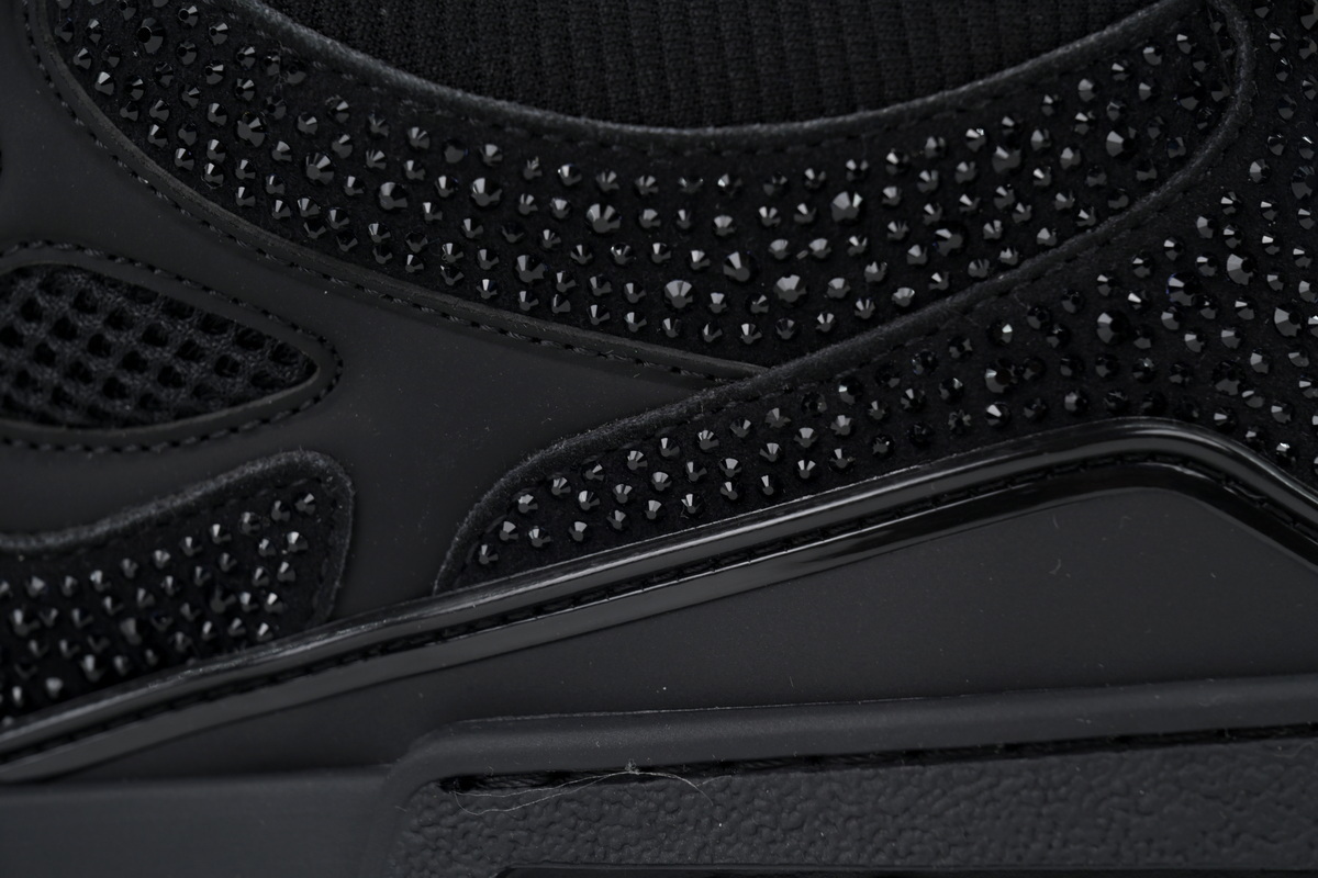 EM Sneakers Louis Vuitton LV Skate All Black Diamond Surface