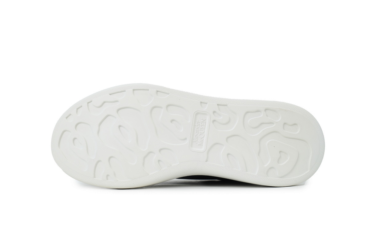 EM Sneakers Alexander McQueen Sneaker Black and White Background