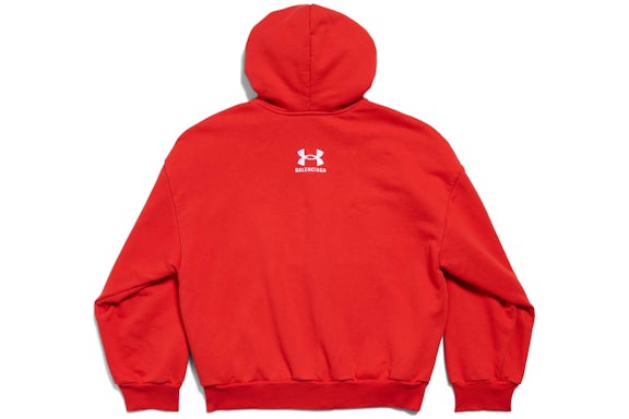 EM Sneakers Balenciaga x Under Armour Zip-Up Hoodie Regular Fit Red/White