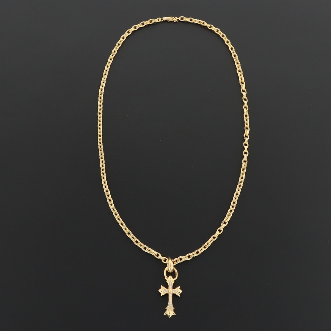 EM Sneakers Chrome Hearts Cross Pendant Necklace Gold