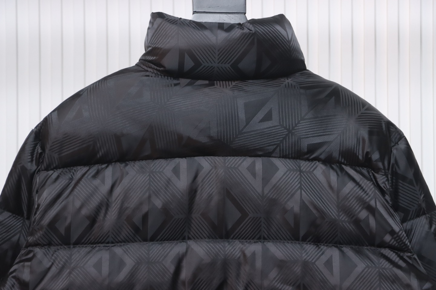 EM Sneakers Dior All-over Geometric Print Stand-up Collar Down Jacket