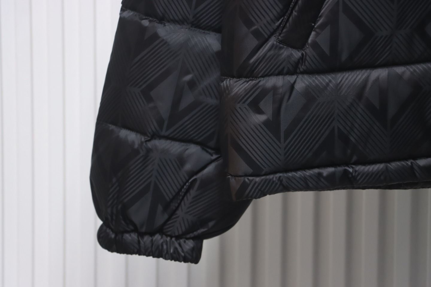 EM Sneakers Dior All-over Geometric Print Stand-up Collar Down Jacket